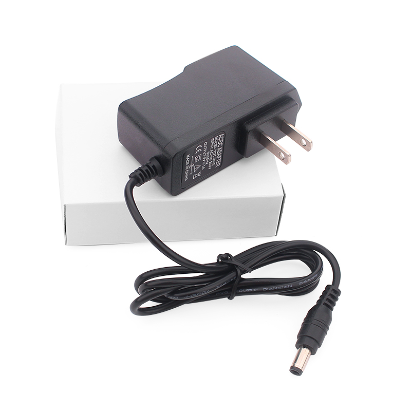 F12V 1A AC/DC Power Adapter – CE, ROHS, FCC Certified Switching Power Supply with 5.5x2.1mm Connector